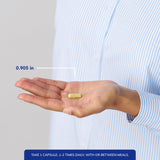 Close-up of Pure Encapsulations Ester-C Vitamin C Supplement capsule