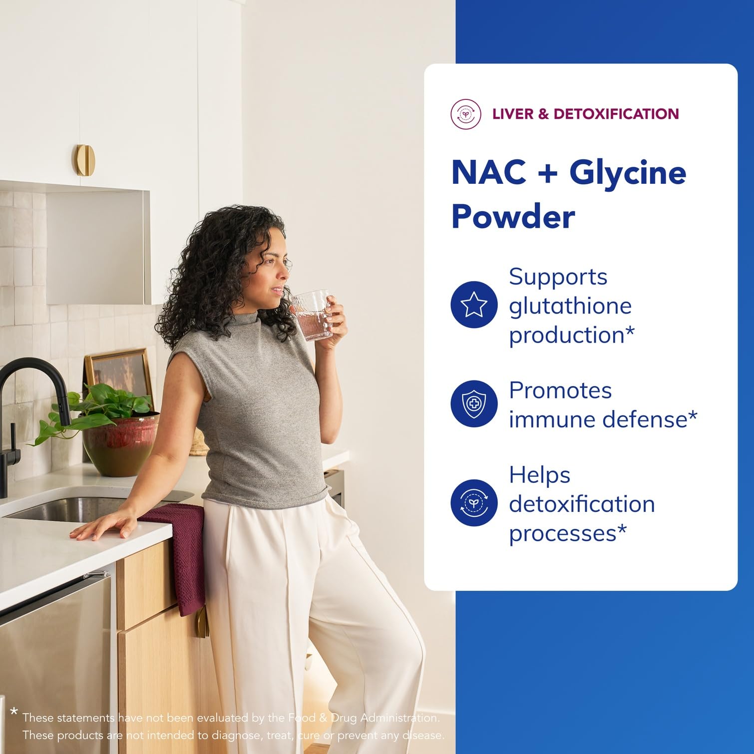 Close-up of Pure Encapsulations NAC Glycine Blend powder