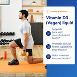Close-up of Pure Encapsulations Vegan Vitamin D3 Liquid label