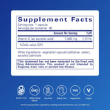 Close-up of Pure Encapsulations Vitamin C 1000mg capsules