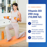 Close-up of Pure Encapsulations Vitamin D3 capsule