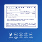 Close-up of Pure Encapsulations Vitamin D3 Supplement capsule