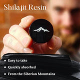 Close-up of Pure Himalayan Shilajit Resin texture
