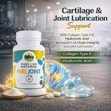 Close-up of PURE LIFE NATURAL Joint Support Supplement tablets