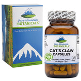 Close-up of Pure Mountain Botanicals Cat's Claw Bark capsules
