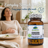 Close-up of Pure Mountain Botanicals Ginger Root Capsules