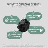 Close-up of PURE NUTRITION Activated Charcoal capsules