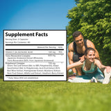 Close-up of Pure Organic Elements Resveratrol 1450mg capsules