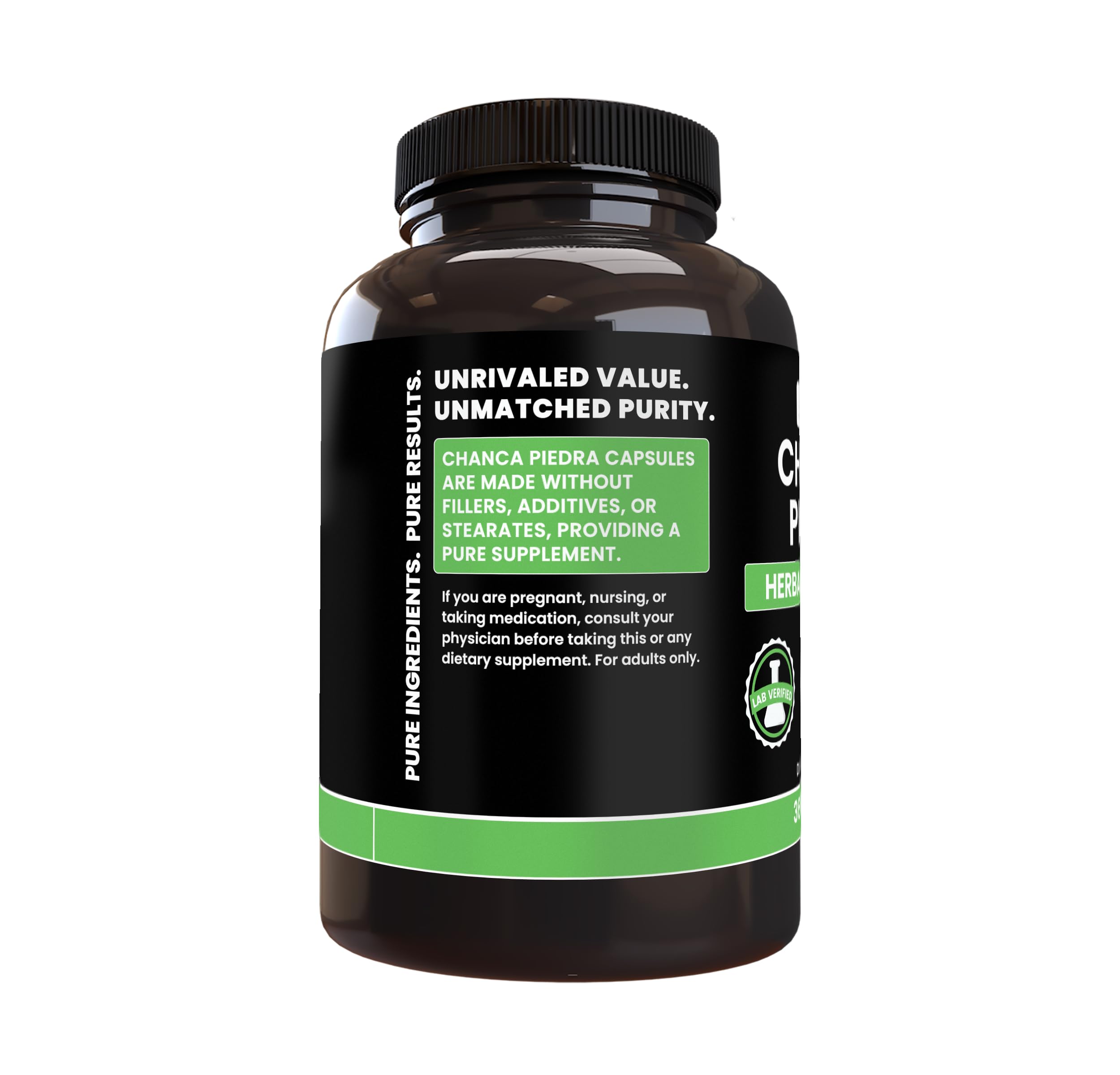 Close-up of PURE ORIGINAL INGREDIENTS Chanca Piedra Capsules