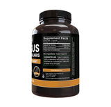 Close-up of PURE ORIGINAL INGREDIENTS Cissus Quadrangularis Capsules bottle