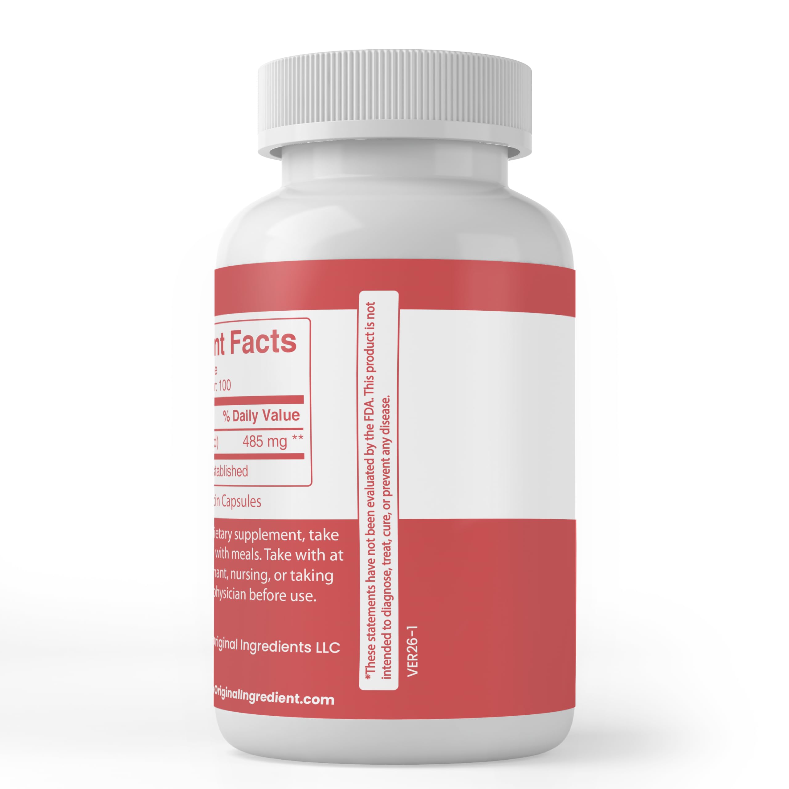 Close-up of PURE ORIGINAL INGREDIENTS Grapefruit Seed Extract Capsules