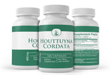 Close-up of PURE ORIGINAL INGREDIENTS Houttuynia Cordata Capsules