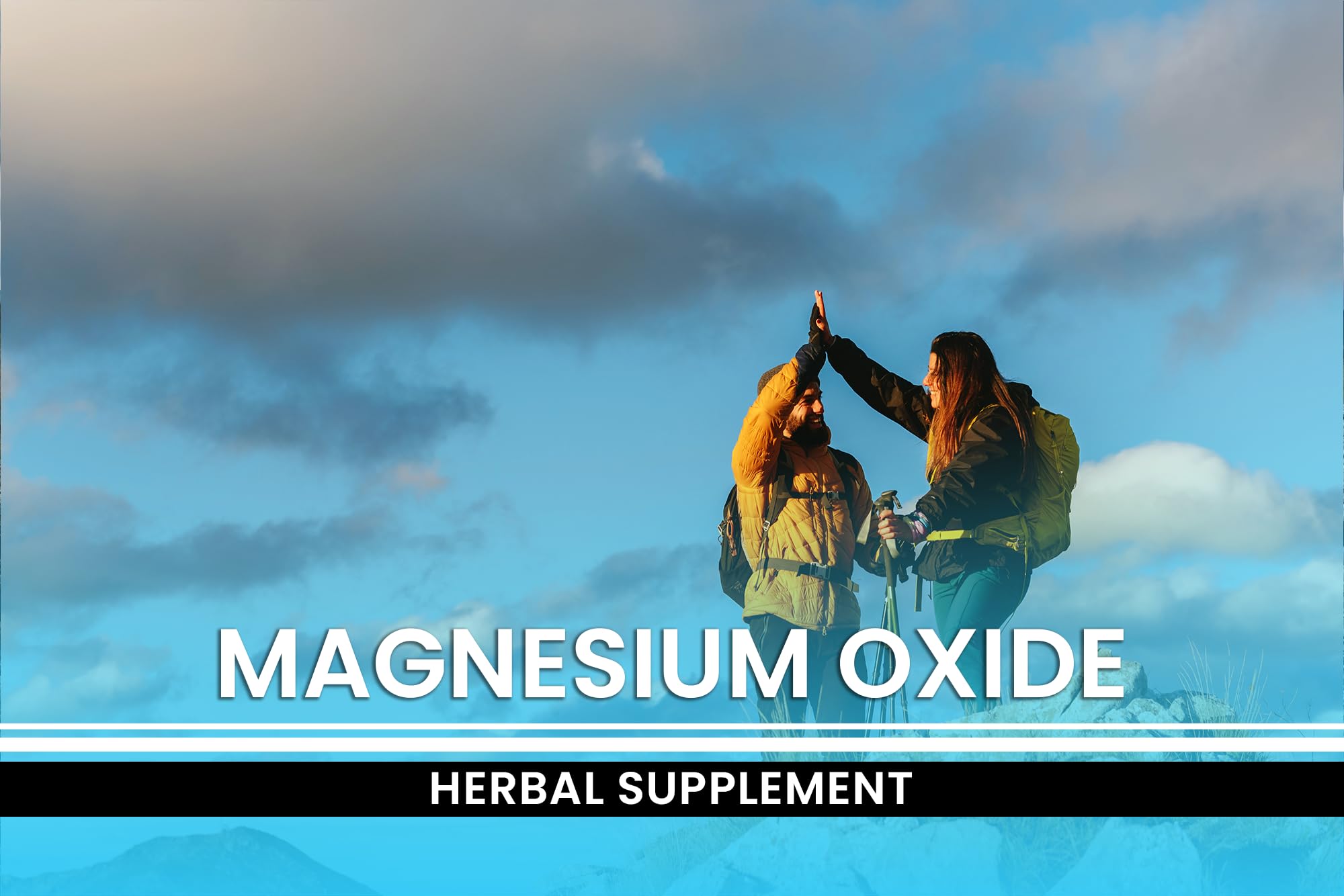Close-up of PURE ORIGINAL INGREDIENTS Magnesium Oxide Capsules