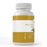 Close-up of PURE ORIGINAL INGREDIENTS Mucuna Pruriens Capsules bottle