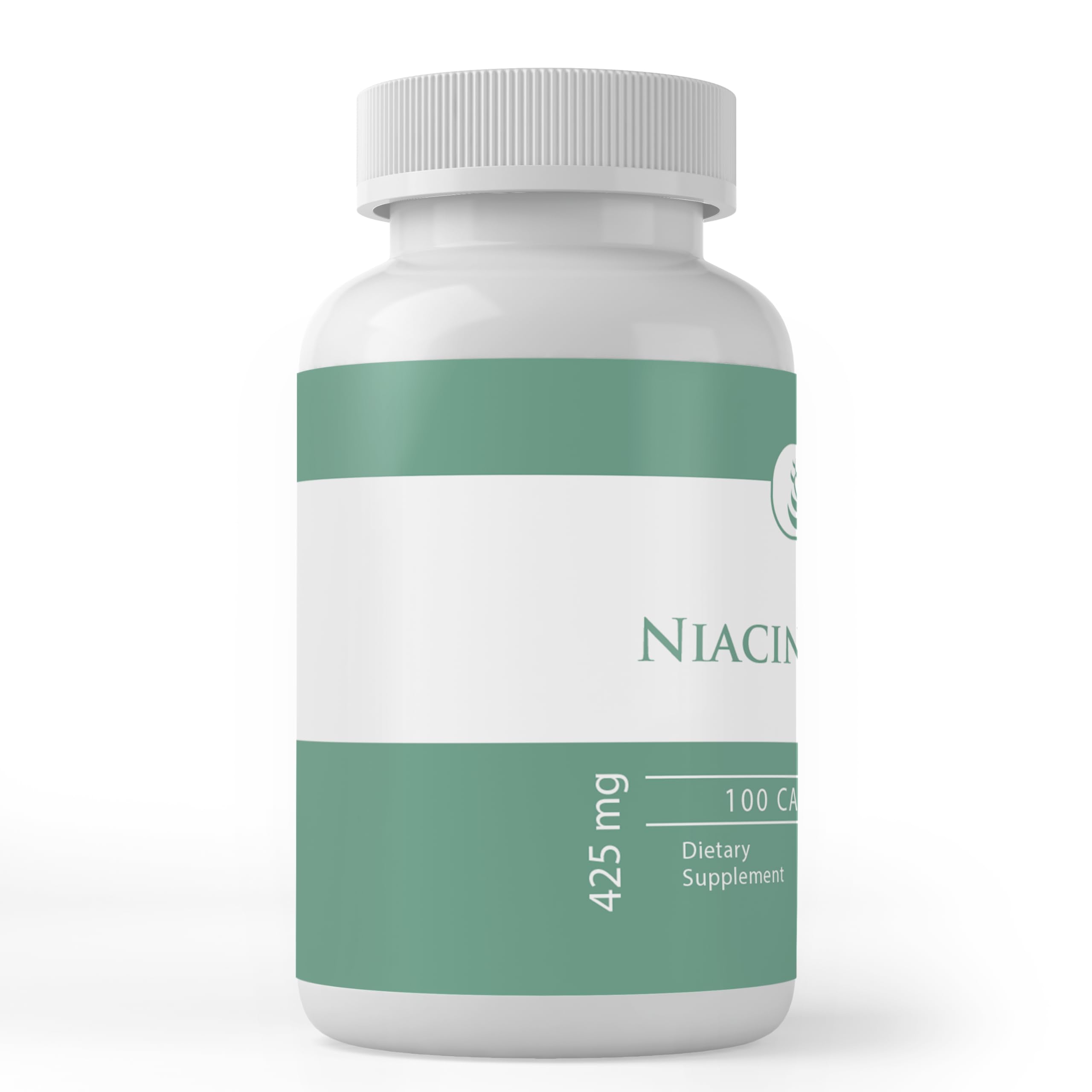 Close-up of PURE ORIGINAL INGREDIENTS Niacinamide (Vitamin B3) Capsules showing ingredients
