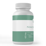 Close-up of PURE ORIGINAL INGREDIENTS Niacinamide (Vitamin B3) Capsules showing ingredients