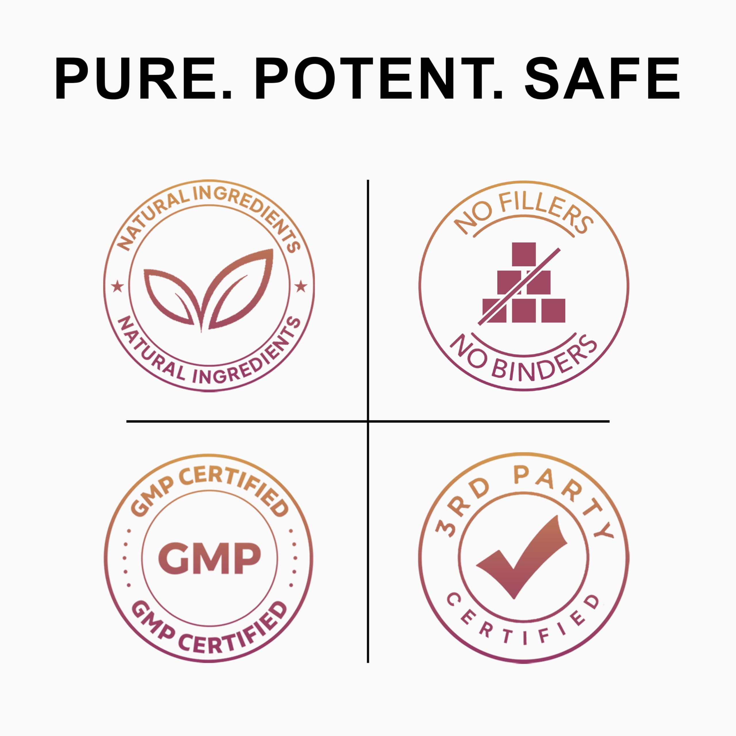 Close-up of Pure Prana Glutathione & Vegan Collagen Builder ingredients