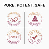 Close-up of Pure Prana Glutathione & Vegan Collagen Builder ingredients