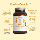 Close-up of PURE SYNERGY Complete Choline Complex tablets