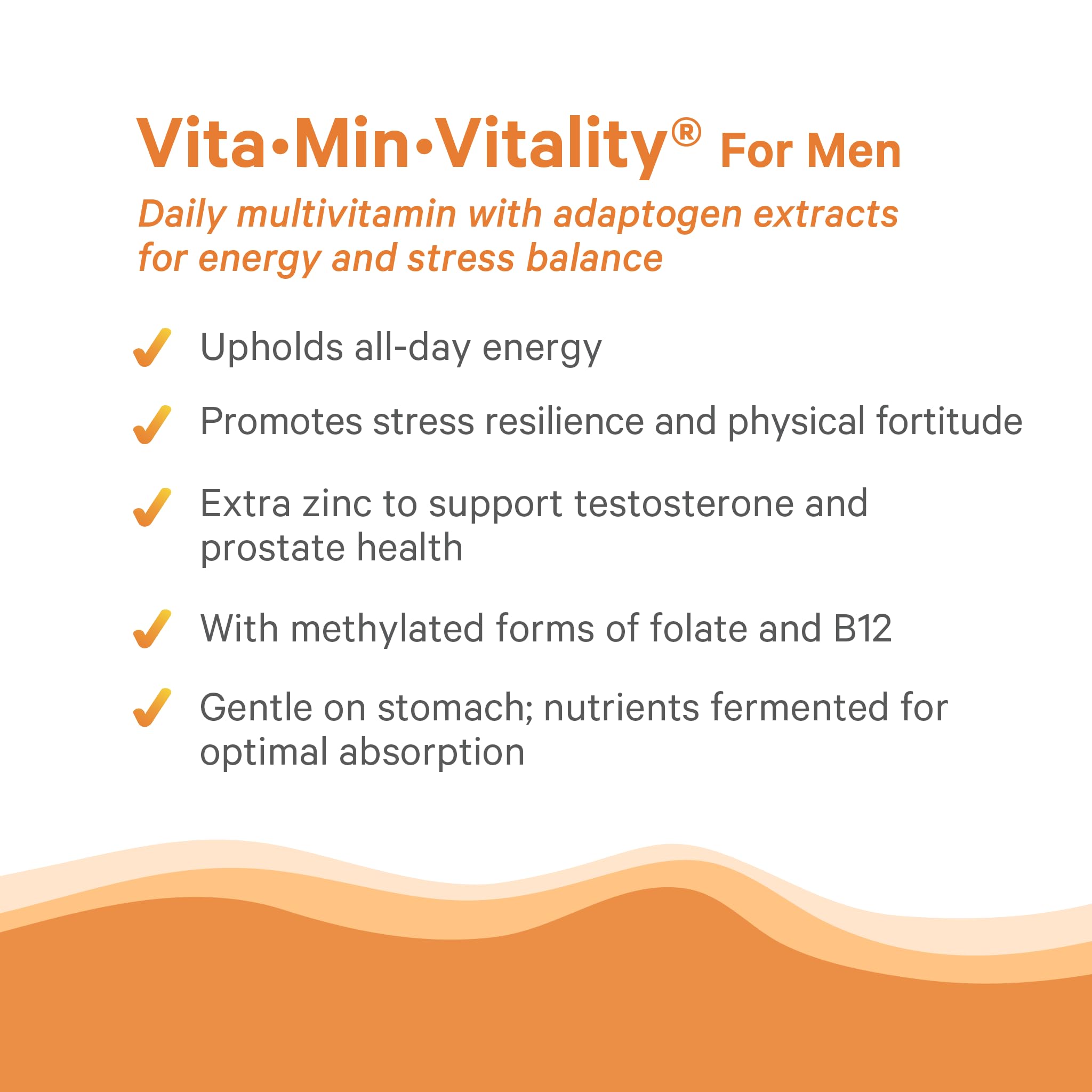 Close-up of PURE SYNERGY support Men’s Multivitamin tablets