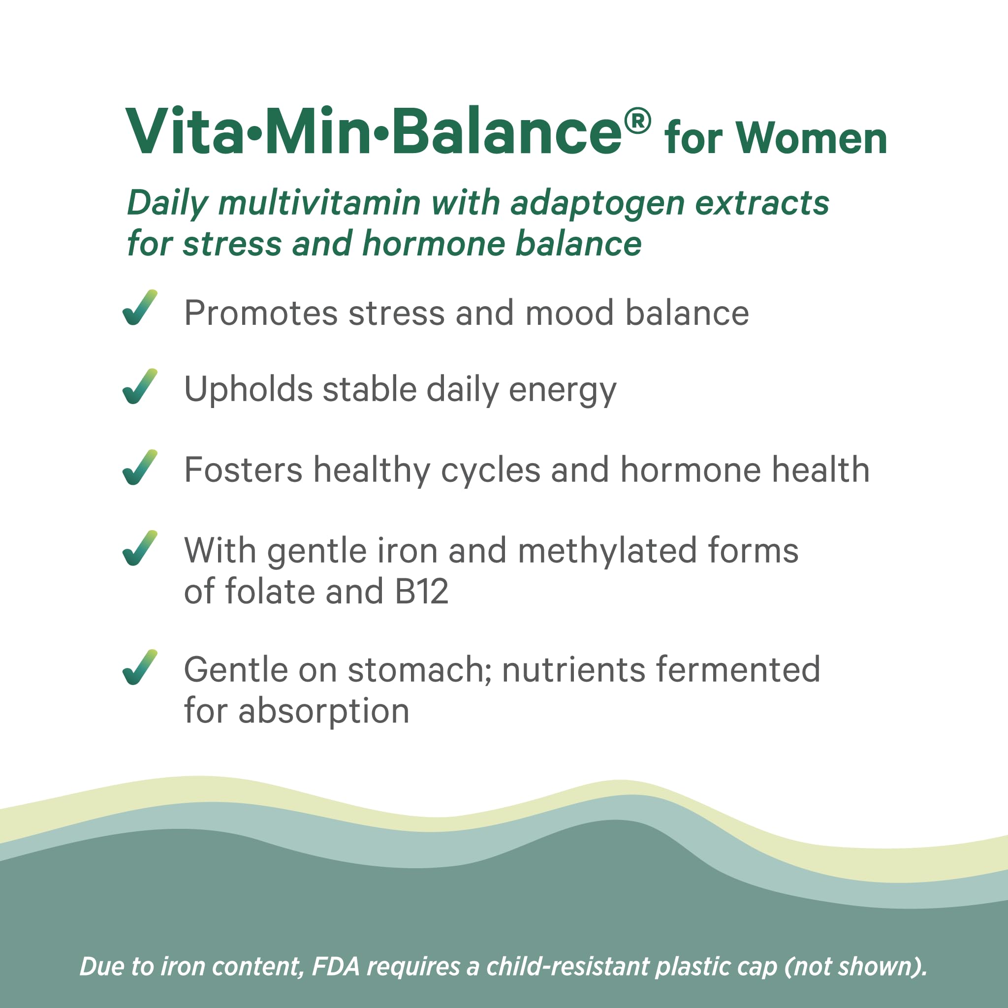 Close-up of PURE SYNERGY Women’s Multivitamin tablet