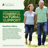 Close-up of Purely Holistic Hawthorn Berry Capsules 665mg