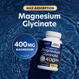Close-up of Purely Holistic Magnesium Glycinate tablet