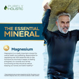 Close-up of Purely Holistic Magnesium Taurate tablet