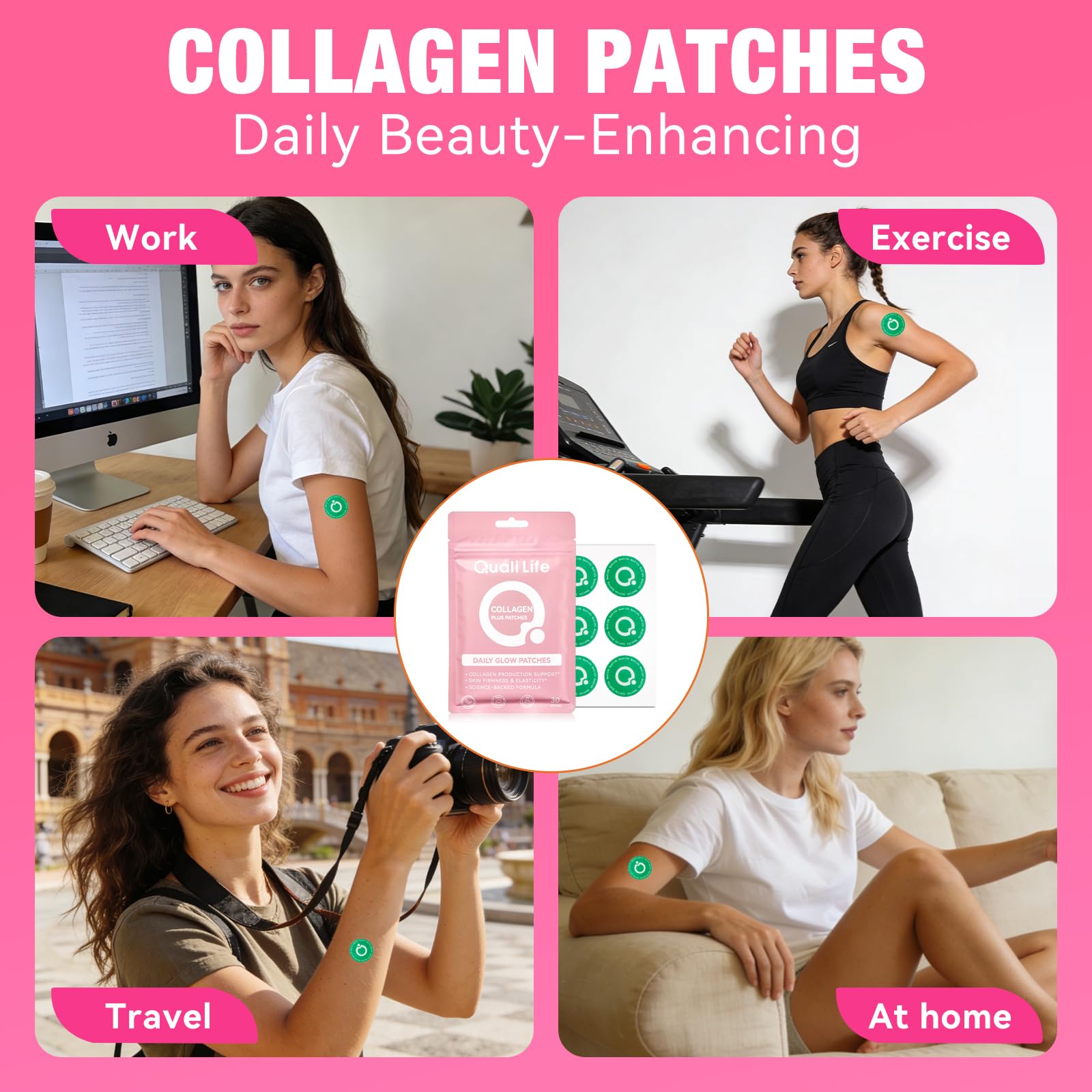 Close-up of QualiLife Collagen Patches