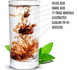 Close-up of quality FULVIC HUMIC X935 Fulvic Acid Drops dropper