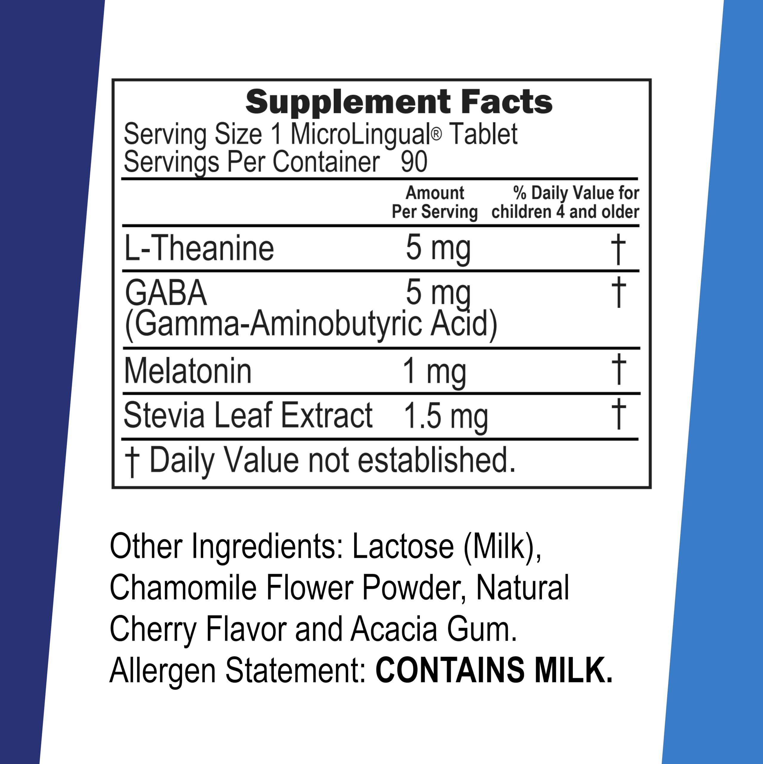 Close-up of quality Source Kid's Sleep Clean Melts tablet