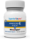 Close-up of quality Source Triple K Vitamin K1 Supplement tablet