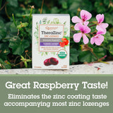 Close-up of Quantum Elderberry Zinc Lozenges