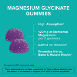 Close-up of Qunol Magnesium Glycinate Gummies showing texture