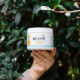 Close-up of REDMOND Re-Lyte daily wellness Multivitamin Powder ingredients list