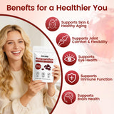Close-up of Regpem Divani Astaxanthin softgel