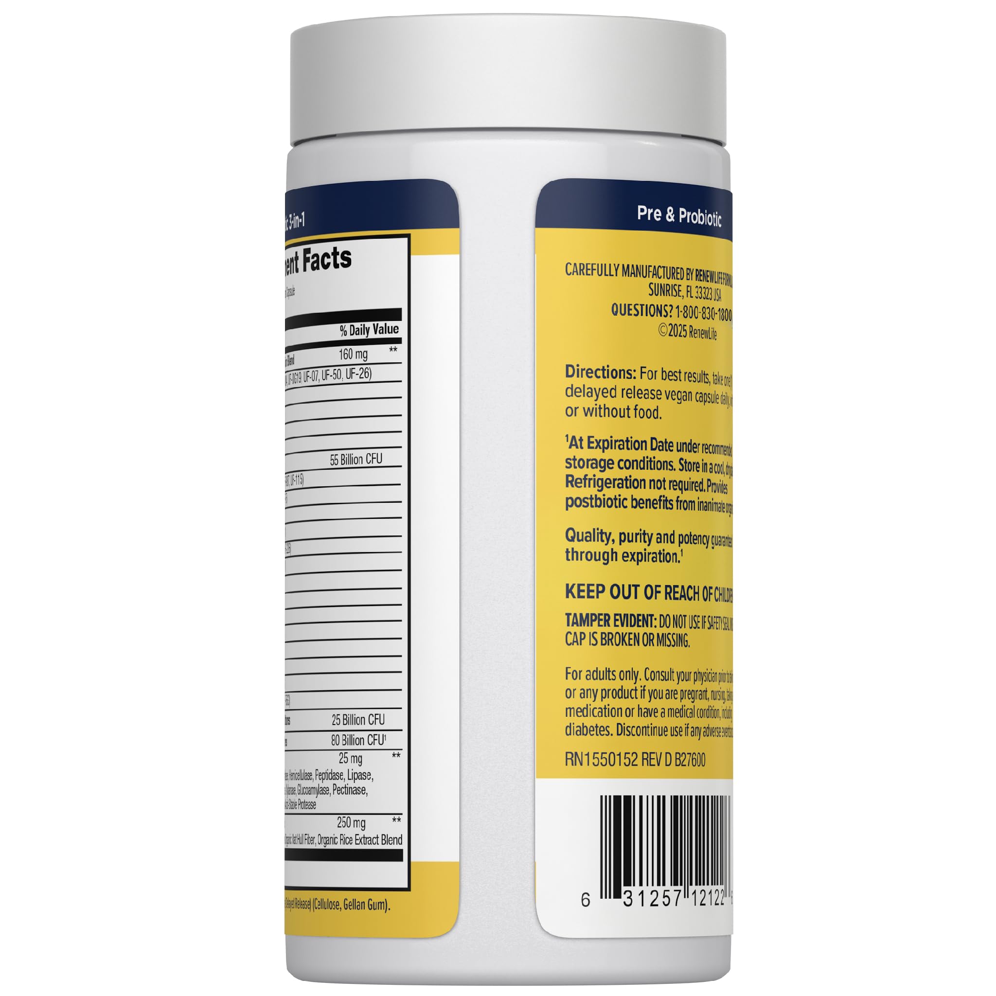 Close-up of Renew Life Colon Care Probiotic Capsules