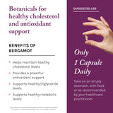 Close-up of Reserveage Nutrition Bergamot Cholesterol Support capsules