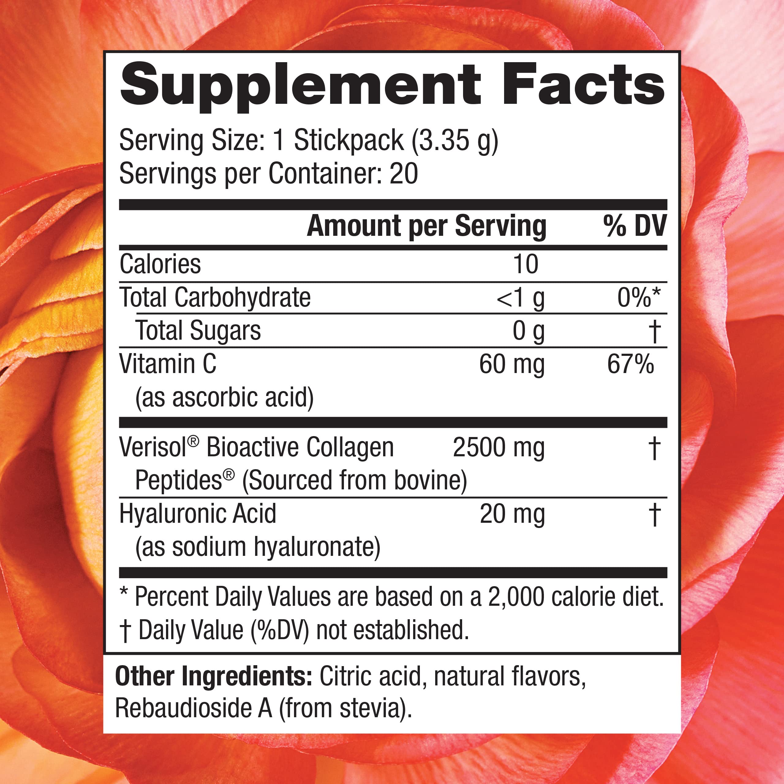 Close-up of Reserveage Nutrition Collagen Chews showing sweet and sour flavour