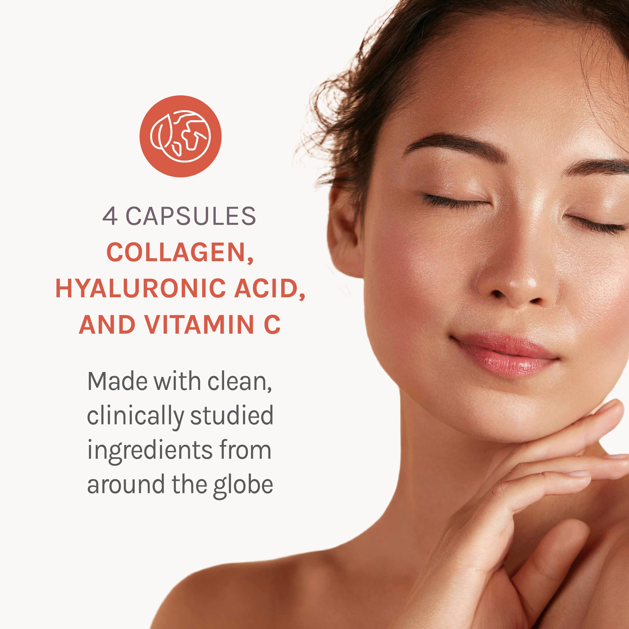 Close-up of Reserveage Nutrition Collagen Replenish Capsules