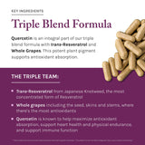 Close-up of Reserveage Nutrition Organic Resveratrol Supplement ingredients