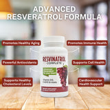 Close-up of Resvinatrol Complete Capsules