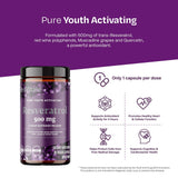 Close-up of ResVitale Resveratrol Supplement capsule