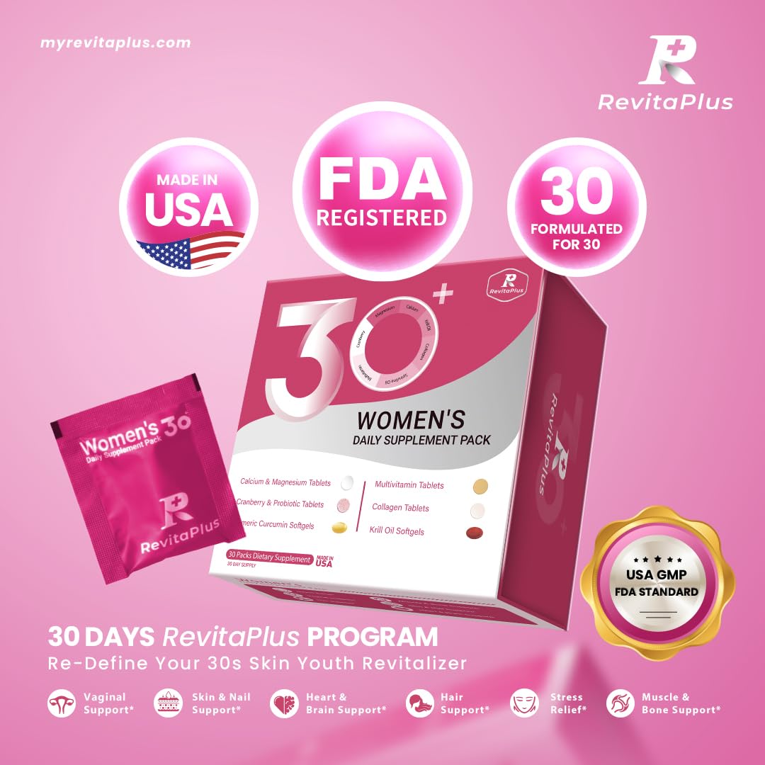 Close-up of RevitaPlus Women's Multivitamin capsules