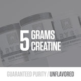 Close-up of RYSE Up Supplements Creatine Monohydrate powder