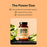 Close-up of Sapling Vegan D3 + K2 Softgels softgel