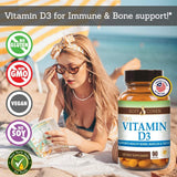 Close-up of Script Essentials Vitamin D3 capsule