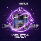 Close-up of Secret Element Sleep Gummies with packaging