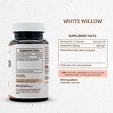 Close-up of Secrets of the Tribe White Willow Bark Capsules