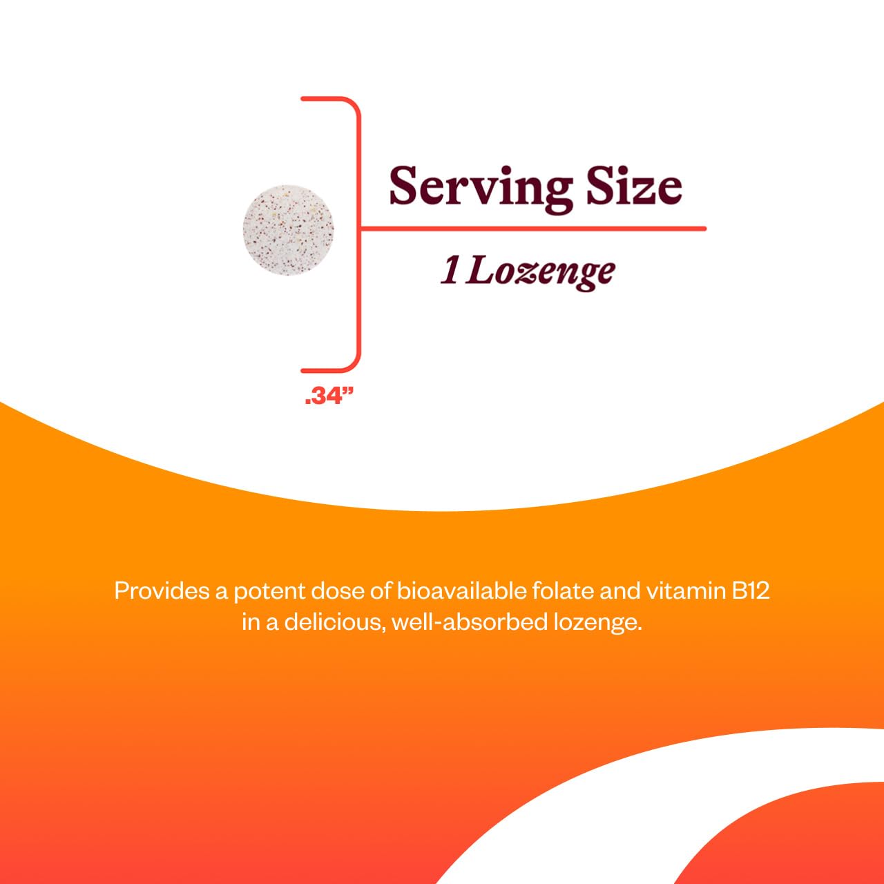 Close-up of Seeking Health B12 Energy Support Lozenge